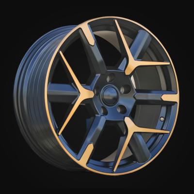 Wheel R18x8J  5X112  ET  40  57.1  YF6147  Black Polished Half Matt Cooper (MBHMC)  For CUPRA  (K8)  (HYBRID FORGED)