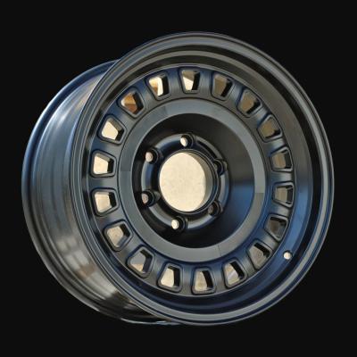 Ratlankis R17x8.5J  6X139.7  ET  0  106.1  H1063  Black Matt (BM)  For 4X4