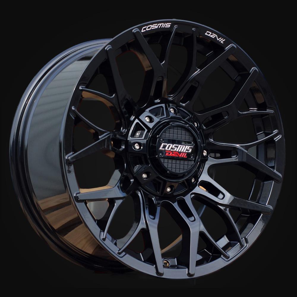Wheel R18x9J  6X139.7  ET  15  106.1  B1848  Black (BL)  For 4X4  (Z1)  (Milling)