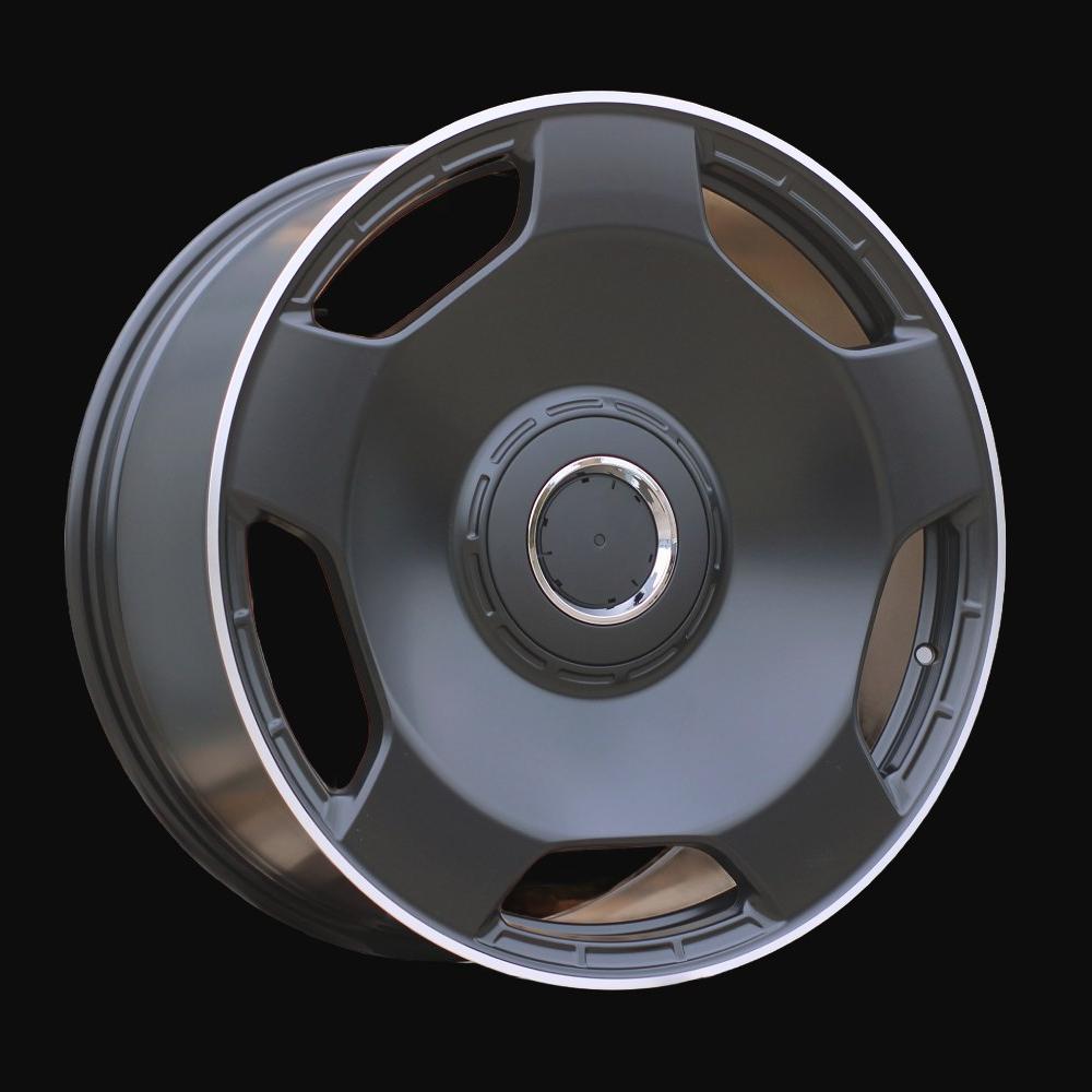Felge R20x8.5J  5X112  ET  35  66.6  F5133  (BYF3111)  Black Half Matt+Polished Lip (BLHMPL)  For MER  (Z2)  (HYBRID FORGED MONOBLOCK Rear+Front)