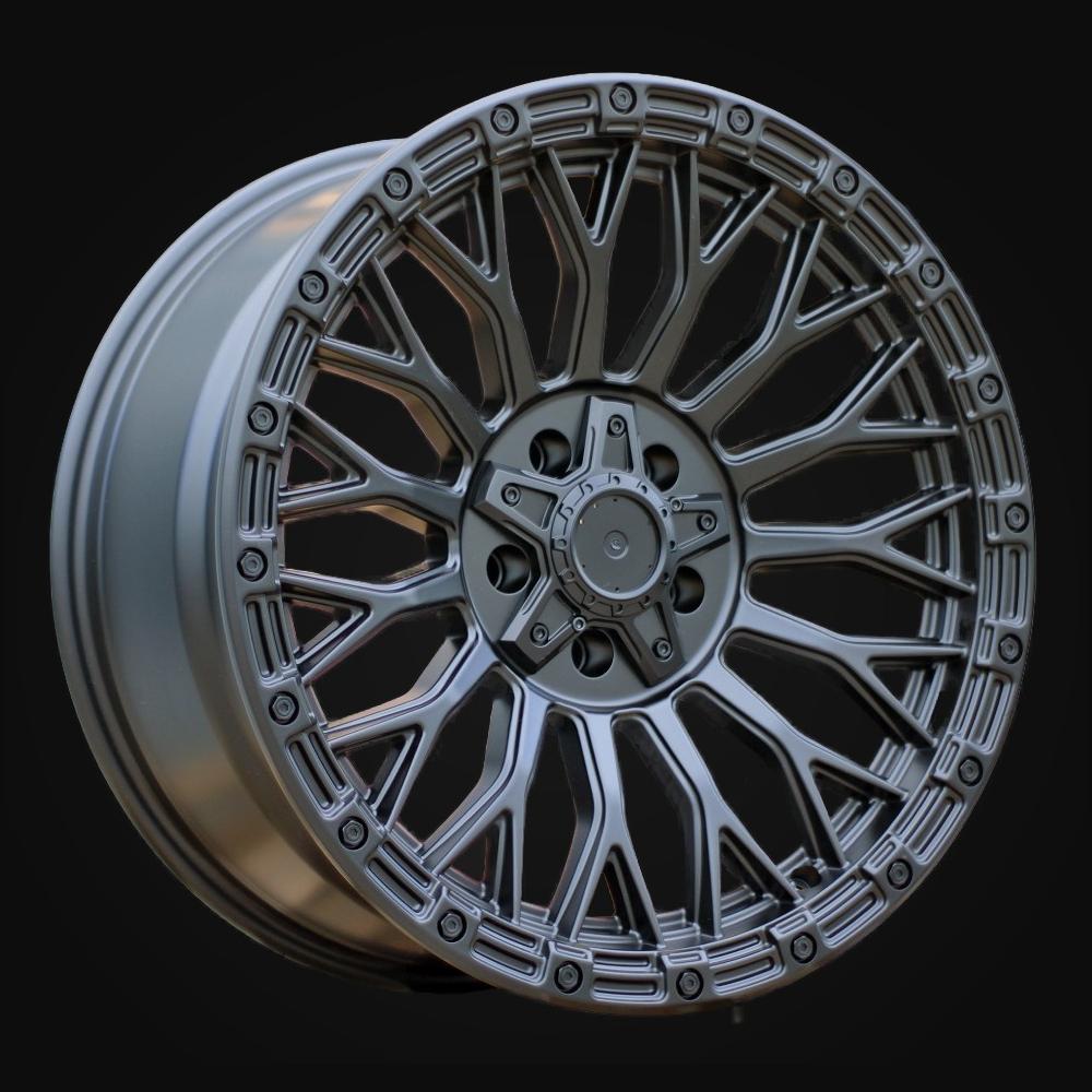 Wheel R20x9J  5X127  ET  18  71.5  A1894  Black Half Matt (BLHM)  For 4X4  (P)