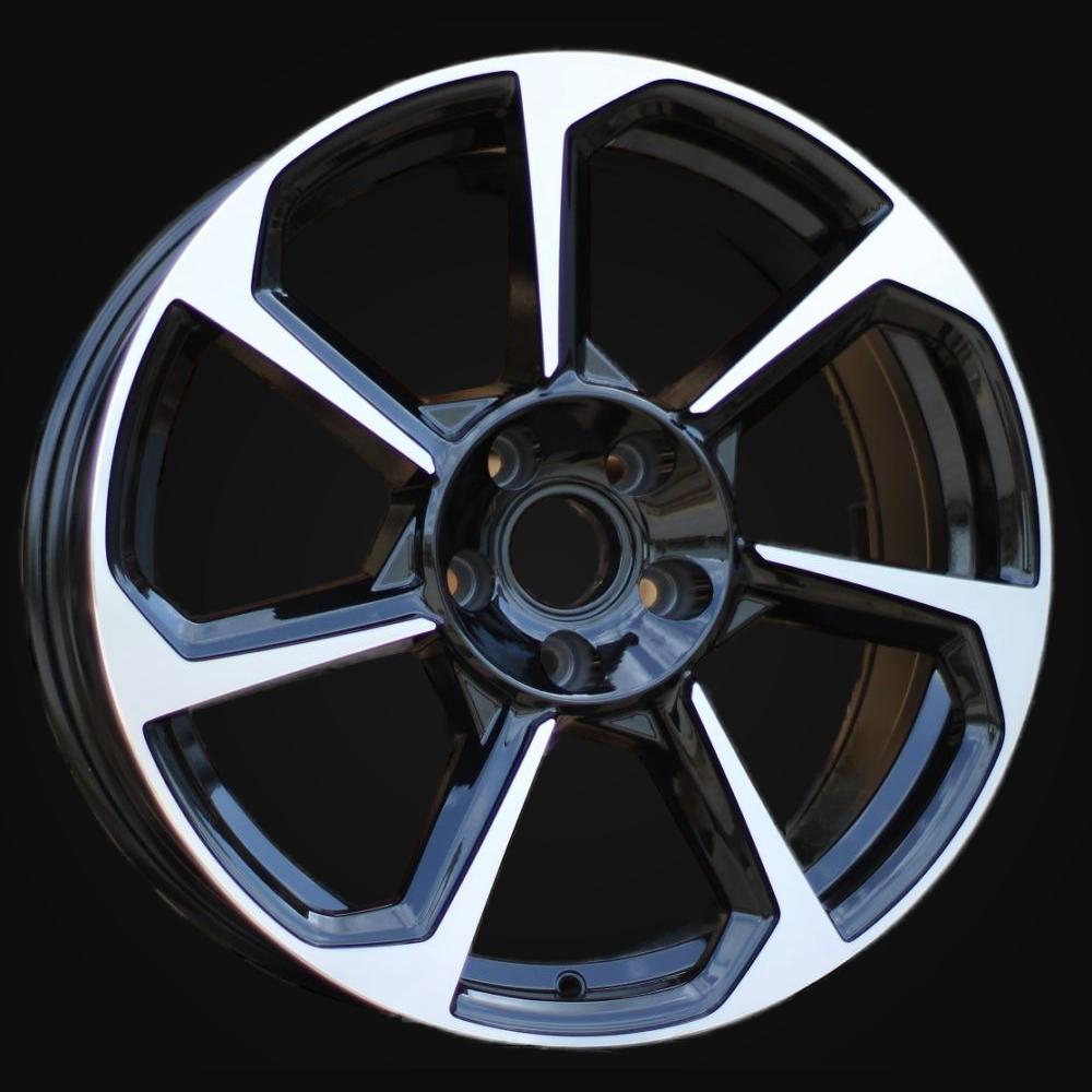 Wheel R19x8.5J  5X112  ET  38  66.5  B5213  (YF7070)  Black Polished (MB)  For AUD  (P2)  (HYBRID FORGED)