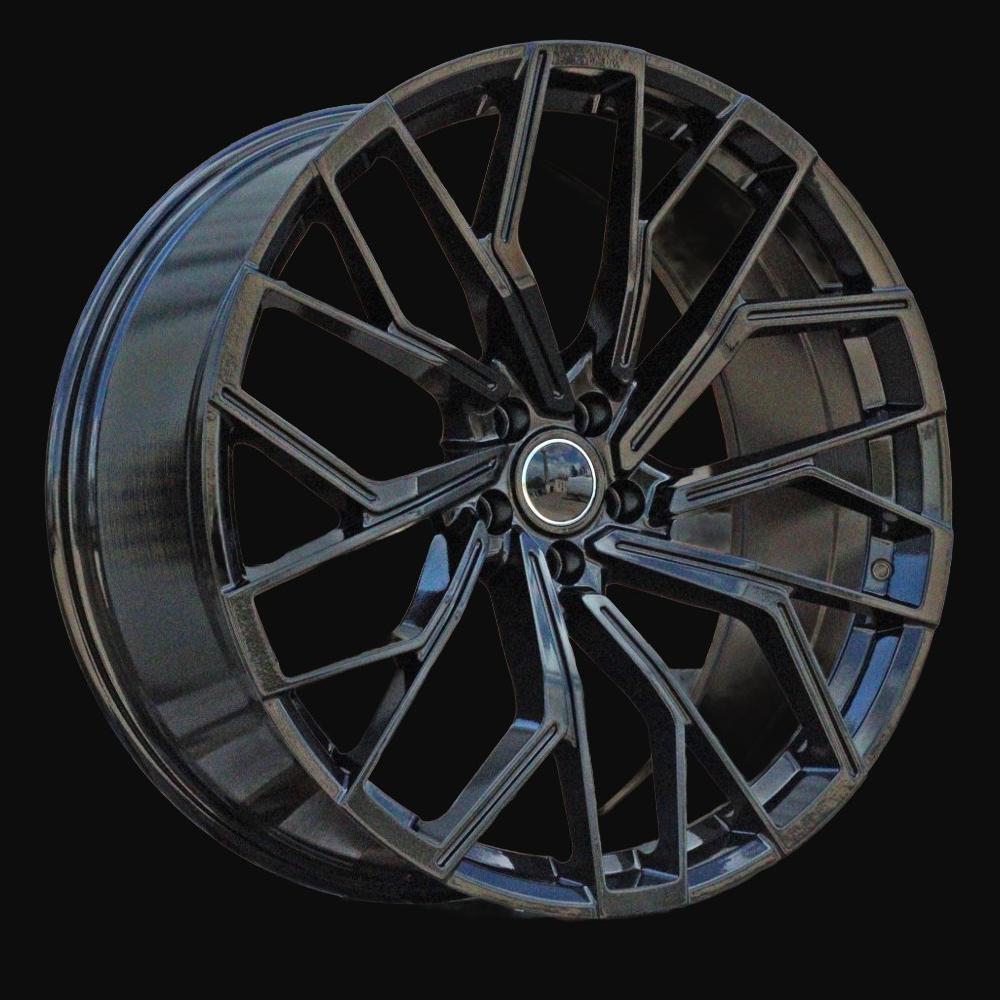 Cerchio R22x9.5J  5X112  ET  26  66.5  FC760  Gloss Black (GB)  For RACIN  (P2)  (HYBRID FORGED)
