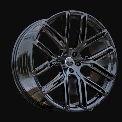 Cerchio R23x10.5J  5X112  ET  18  66.5  HF736  Gloss Black (GB)  For AUD  (P2)  (HYBRID FORGED)