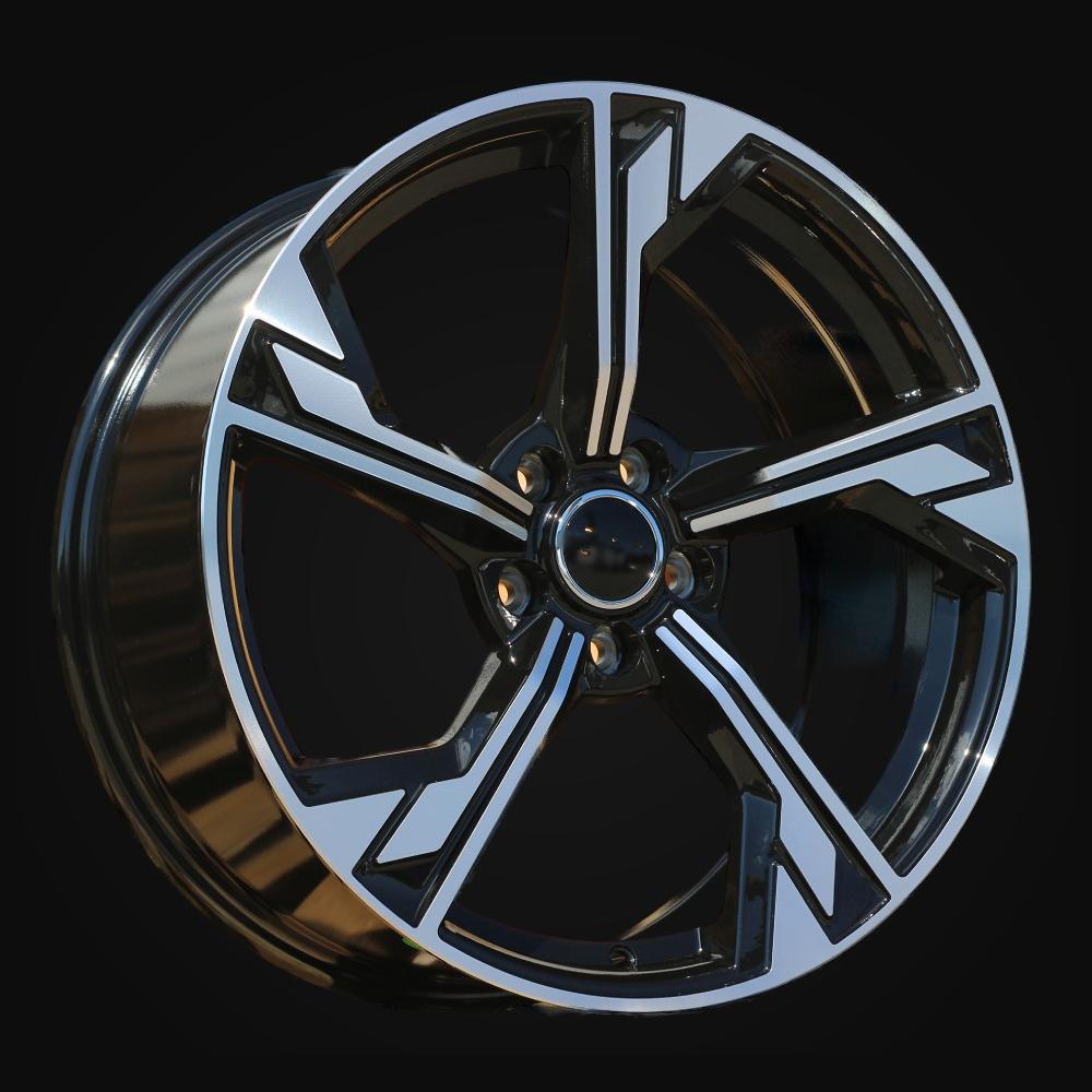 Wheel R17x7.5J  5X112  ET  40  66.5  B5419  (IN5375)  Black Polished (MB)  For AUD  (K8)