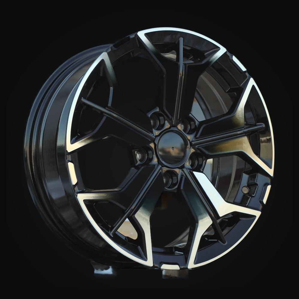 Wheel R16x6.5J  5X114.3  ET  40  67.1  B5846  Black Polished (MB)  For KIA  (Z7)