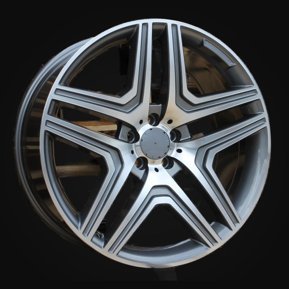 Wheel R19x8.5J  5X112  ET  43  66.6  BK206  (XF759)  Grey Polished (MG)  For MER  (P1)