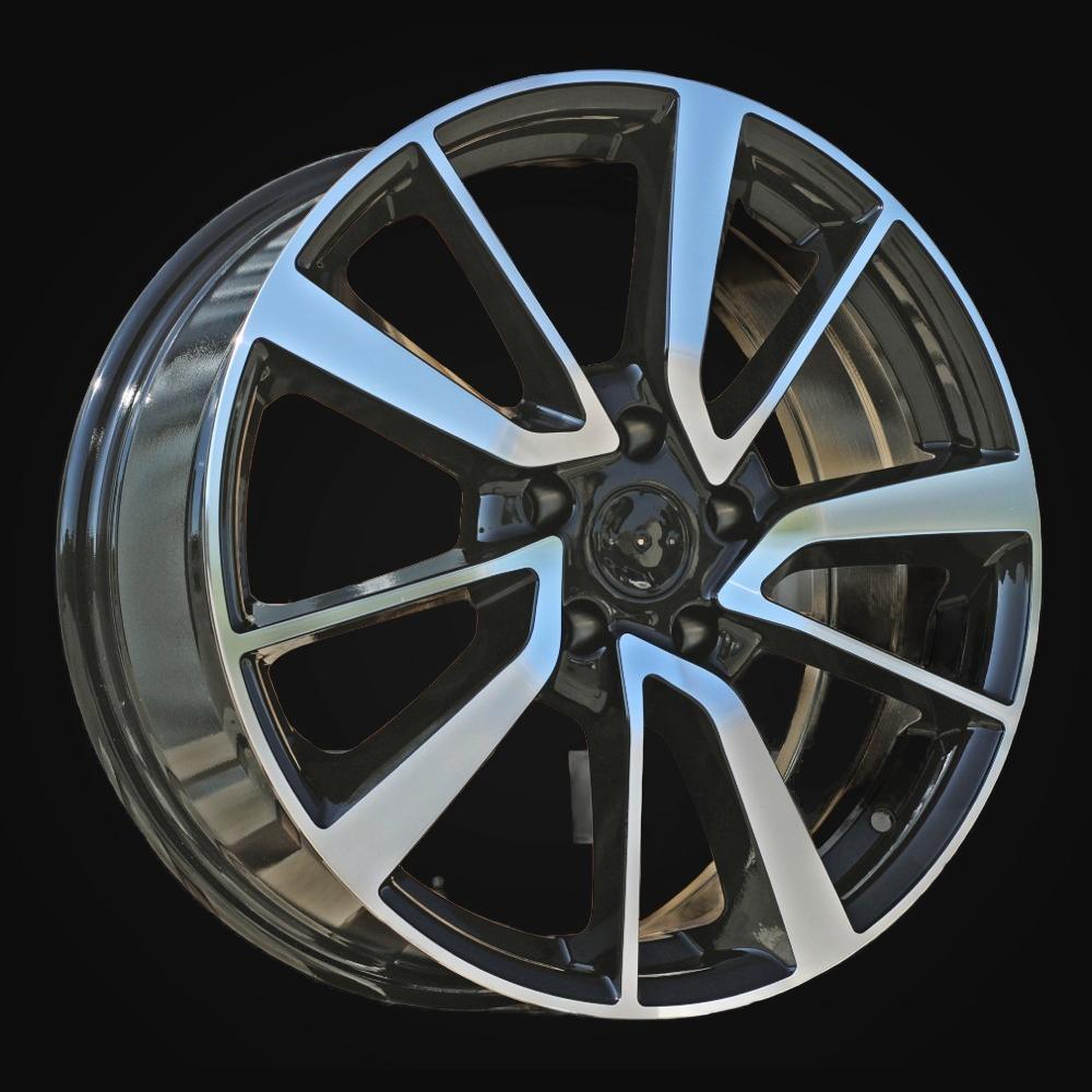 Wheel R17x7J  5X114.3  ET  40  66.1  BY131  (BK853)  Black Polished (MB)  For NISS  (R)