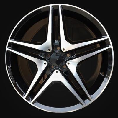 Wheel R19x9.5J  5X112  ET  35  66.6  BY496  Black Polished+Powder Coating (MBPC)  For MER  (P)  (Rear+Front)