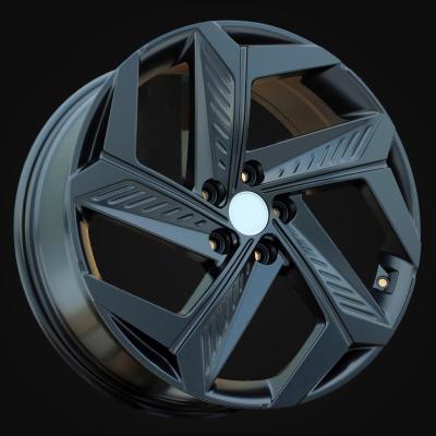 Wheel R19x7.5J  5X114.3  ET  51  67.1  D1926  (BK1224)  Black Half Matt (BLHM)  For HYUND  (K4+Z4)  (NEW MODEL)