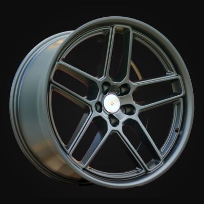 Ratlankis R20x10.5J  5X115  ET  15  71.5  A5897  Black Half Matt (BLHM)  For DODGE  (P)  (Front+Rear)