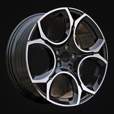 Wheel R19x8J  5X112  ET  45  57.1  Y1232  (YF5656)  Black Polished (MB)  For VW  (A)  (HYBRID FORGED)