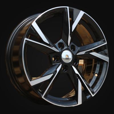 Wheel R16x6.5J  5X112  ET  46  57.1  Y1241  Black Polished (MB)  For SKODA  (R+K2)  (NEW Model)