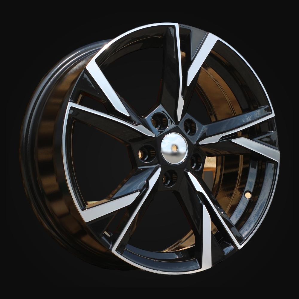 Wheel R17x7J  5X112  ET  46  57.1  Y1241  Black Polished (MB)  For SKODA  (K2)  (NEW Model)