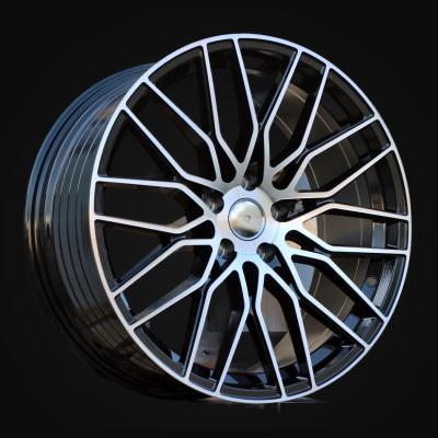 Wheel R19x8.5J  5X112  ET  40  66.5  YF0435  Black Polished (MB)  For RACIN  (K7)  (HYBRID FORGED)
