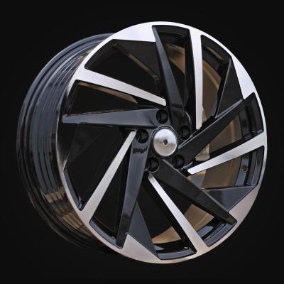 Wheel R17x7J  5X112  ET  40  57.1  FBX170J  Black Polished (MB)  For VW  (P2)  (HYBRID FORGED)