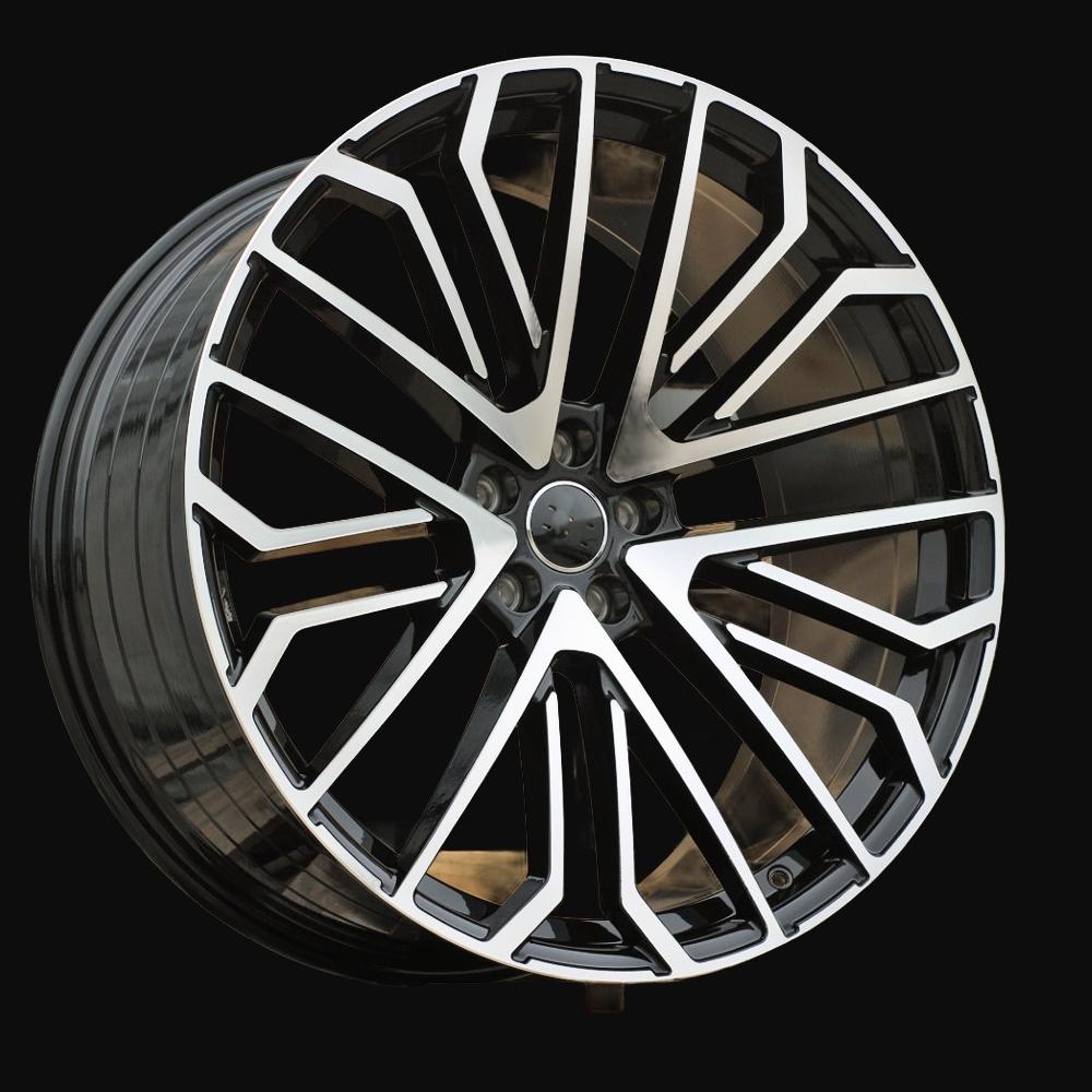 Llanta R20x8.5J  5X112  ET  38  66.5  3S1261  (YF0434)  Black Polished (MB)  For AUD  (P1)  (HYBRID FORGED)