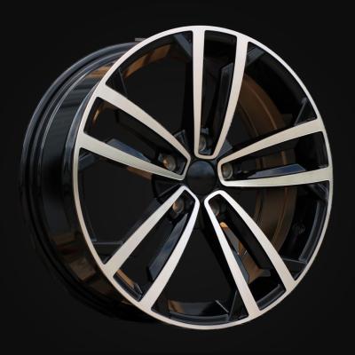 Wheel R17x7J  5X112  ET  45  57.1  B5287  (IN5396)  Black Polished (MB)  For VW  (P2+M)  ((AKC 85 Eur))