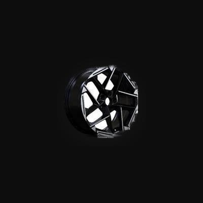 Wheel R17x7J  5X114.3  ET  48  67.1  3S1267  Black Polished (MB)  For KIA  (P)  (HYBRID FORGED)