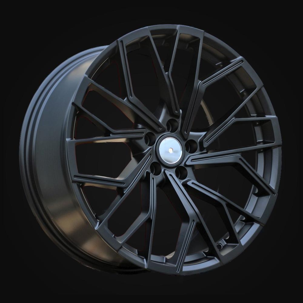 Wheel R20x9J  5X112  ET  35  66.5  F760  Black Half Matt (BLHM)  For AUD  (M)  (HYBRID FORGED)