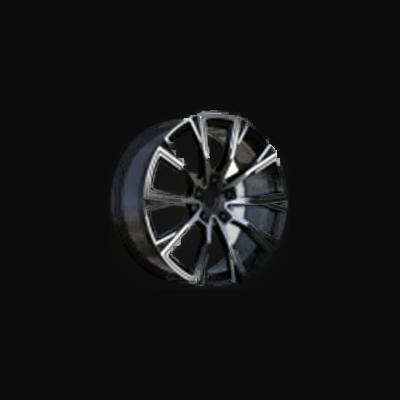 Wheel R20x9.5J  5X112  ET  40  66.5  H3122F  Black Polished (MB)  For BMW  (K8)  (HYBRID FORGED Rear+Front)