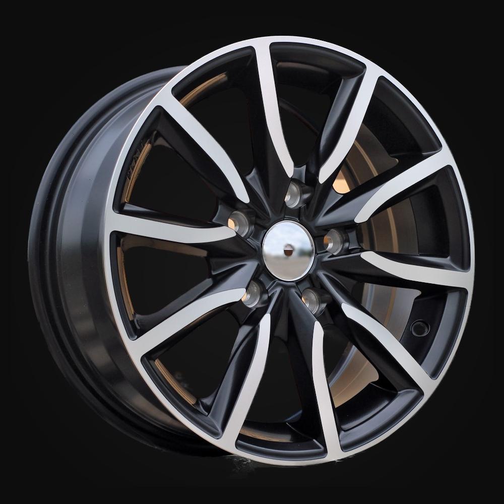 Wheel R15x6.5J  5X114.3  ET  40  67.1  LU263  Black Polished Half Matt (MBHM)  For RACIN  (P1)