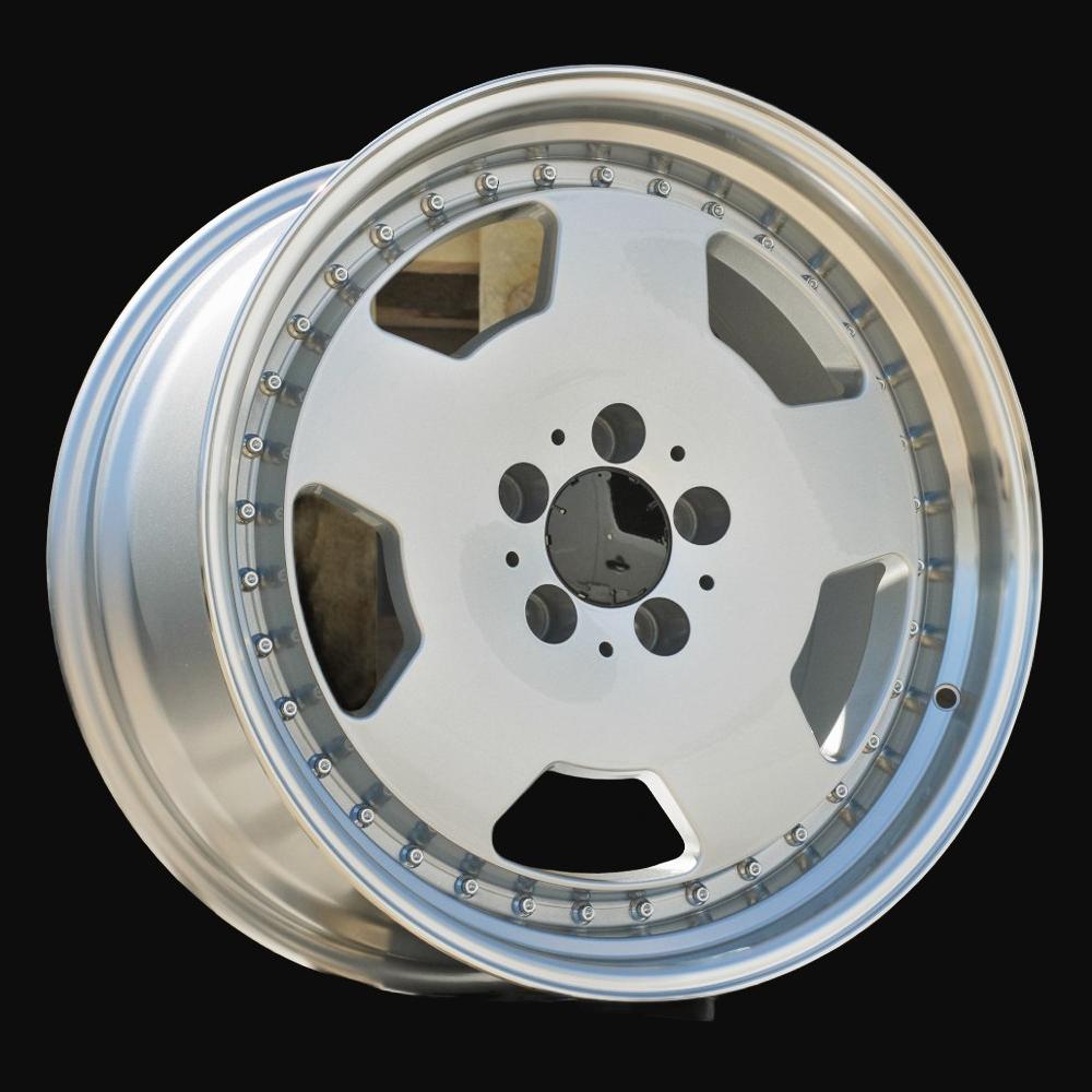 Jante R18x9J  5X112  ET  35  66.6  B5852  (FBX455J)  Silver+Polished Lip (SP)  For MER