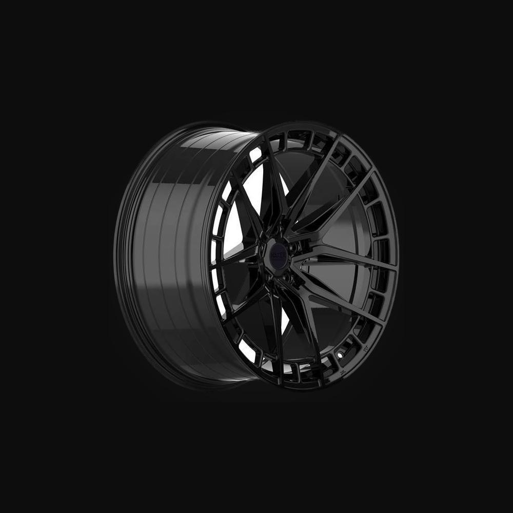 Wheel R21x9J  5X120  ET  30  72.6  HX046JF  Black Half Matt (BLHM)  For HAXER  (Z6)  (HYBRID FORGED Rear+Front)