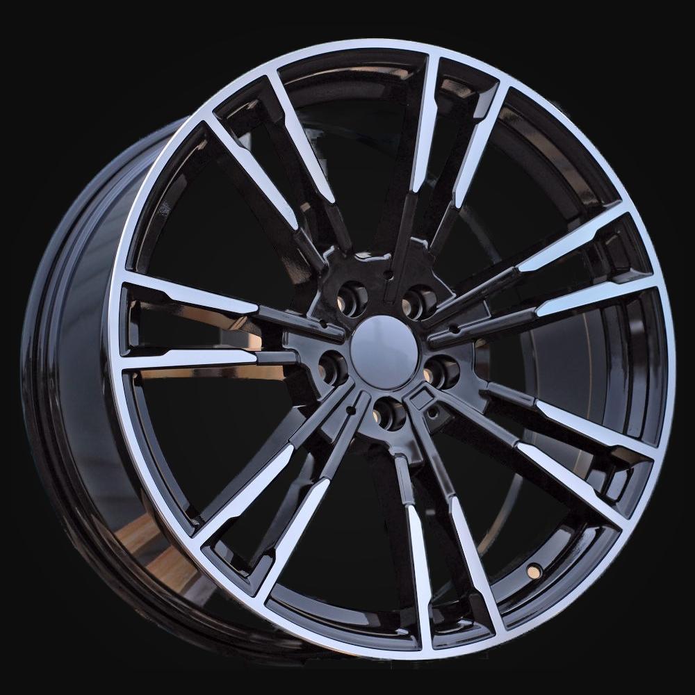 Wheel R19x9.5J  5X112  ET  38  66.6  A7065  (BY1356)  Black Polished (MB)  For BMW  (Z3)  (Front+Rear)