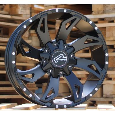 Wheel R20x9J  12X135J/139  ET  0  110.1  A8075  Black Matt (BM)  For 4X4J  (P)  (Milling)