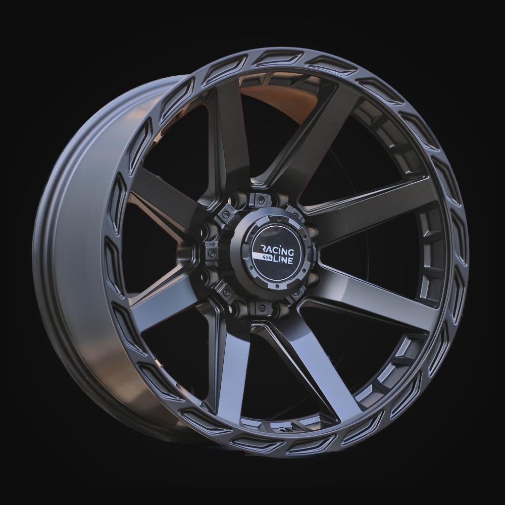 Wheel R20x10J  8X165.1  ET  M18  125.2  A8917  Black Half Matt (BLHM)  For 4X4  (P)