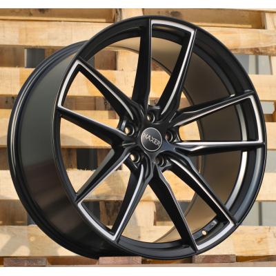 Ratlankis R20x9.5J  5X112J  ET  40  66.6  HX045J  Black Half Matt (BLHM)  For HAXER  (Z2)  (Milling)