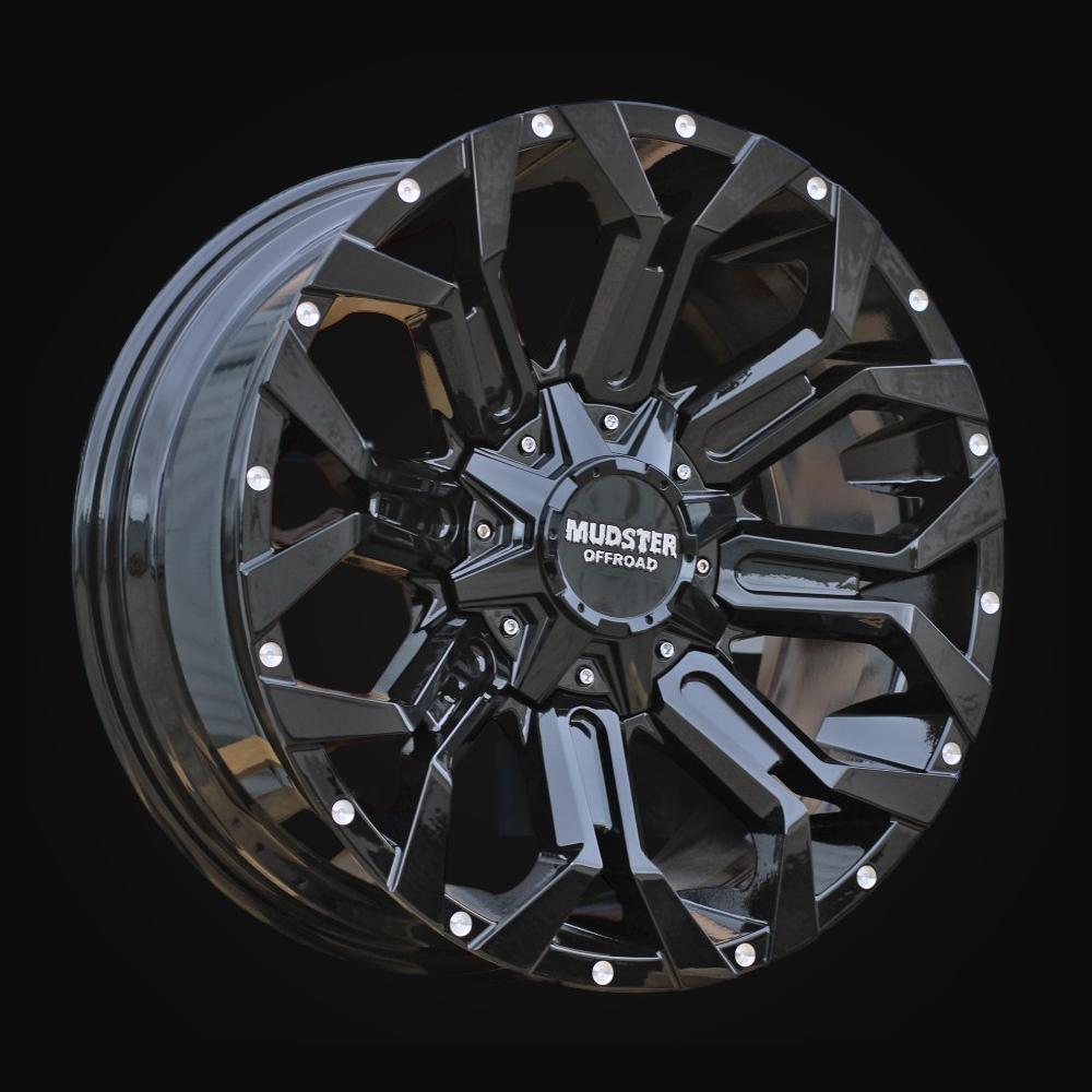 Wheel R20x9J  8X180  ET  0  125.1  B1417  Black (BL)  For 4X4  (K3)