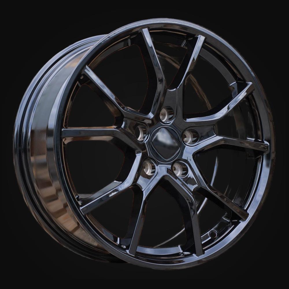 Wheel R18x8J  5X114.3  ET  45  64.1  B1418  Black (BL)  For HOND  (Z3)