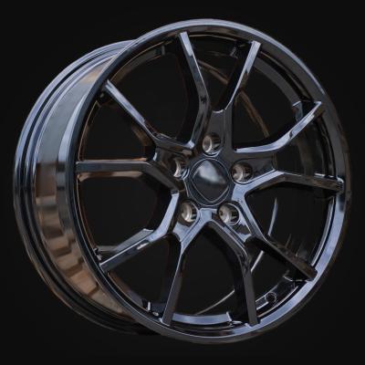 Wheel R18x8J  5X114.3  ET  45  64.1  B1418  Black (BL)  For HOND  (Z3)