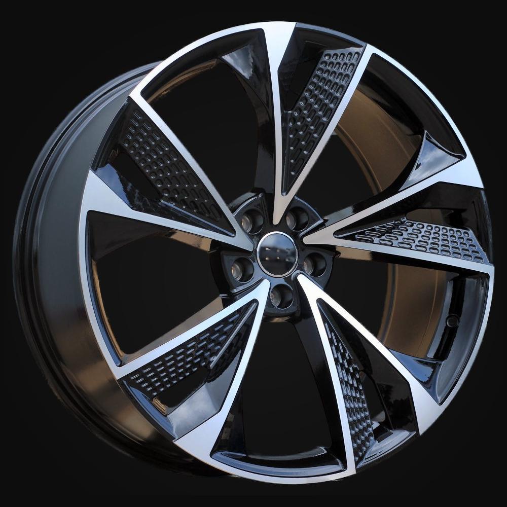 Wheel R20x9J  5X112  ET  35  66.5  B1566  (IND5456)  Black Polished (MB)  For AUD  (K7+K8)