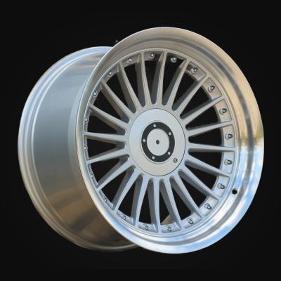 Wheel R18x8.5J  5X120  ET  20  74.1  B1803  Silver+Polished Lip (SP)  For BMW  (Z6+Z1)  (ALPINA Style Rear+Front)