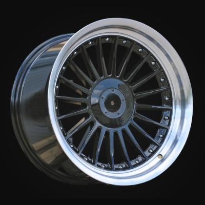 Wheel R18x10J  5X120  ET  15  74.1  B1803  Black+Polished Lip (BLPL)  For BMW  (Z6)  (ALPINA Style Rear+Front)