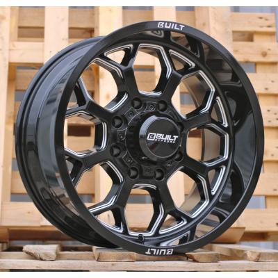 Wheel R20x10J  8X180J  ET  M19  125.2  B1960  Black (BL)  For 4X4J  (Z1)  (Milling)