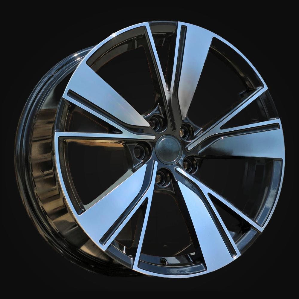 Wheel R18x8J  5X112  ET  45  57.1  B1988  (3S1299)  Black Polished (MB)  For VW  (K4)  (HYBRID FORGED (AKC 95 Eur))