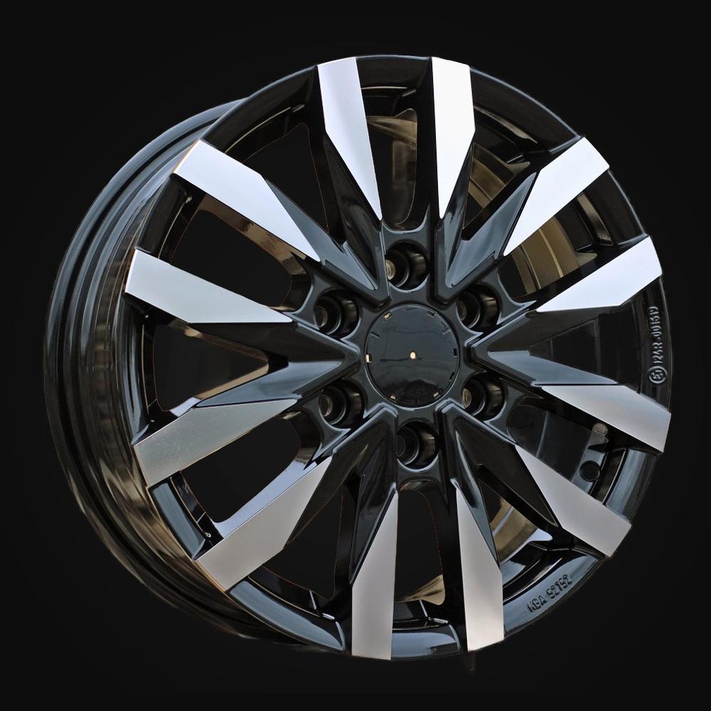 Wheel R16x6.5J  6X130  ET  54  84.1  B3023  Black Polished (MB)  For MER  (Z2)  (HYBRID FORGED(max 1400kg))
