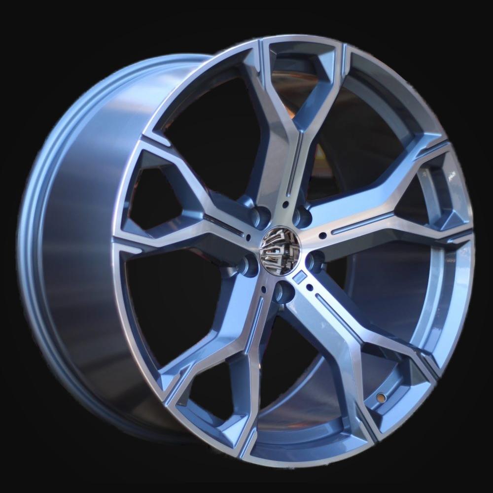 Wheel R22x9.5J  5X112  ET  37  66.6  B5498  (BYD1538)  Grey Polished Half Matt (MGHM)  For BMW  (K3)  ((MGMF))