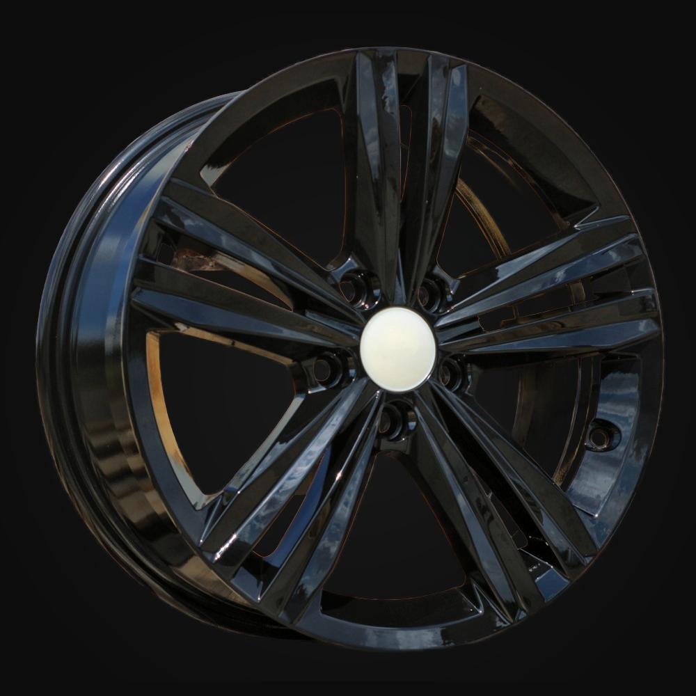 Wheel R17x7J  5X112  ET  45  57.1  B5619  Black (BL)  For VW  (P+R)