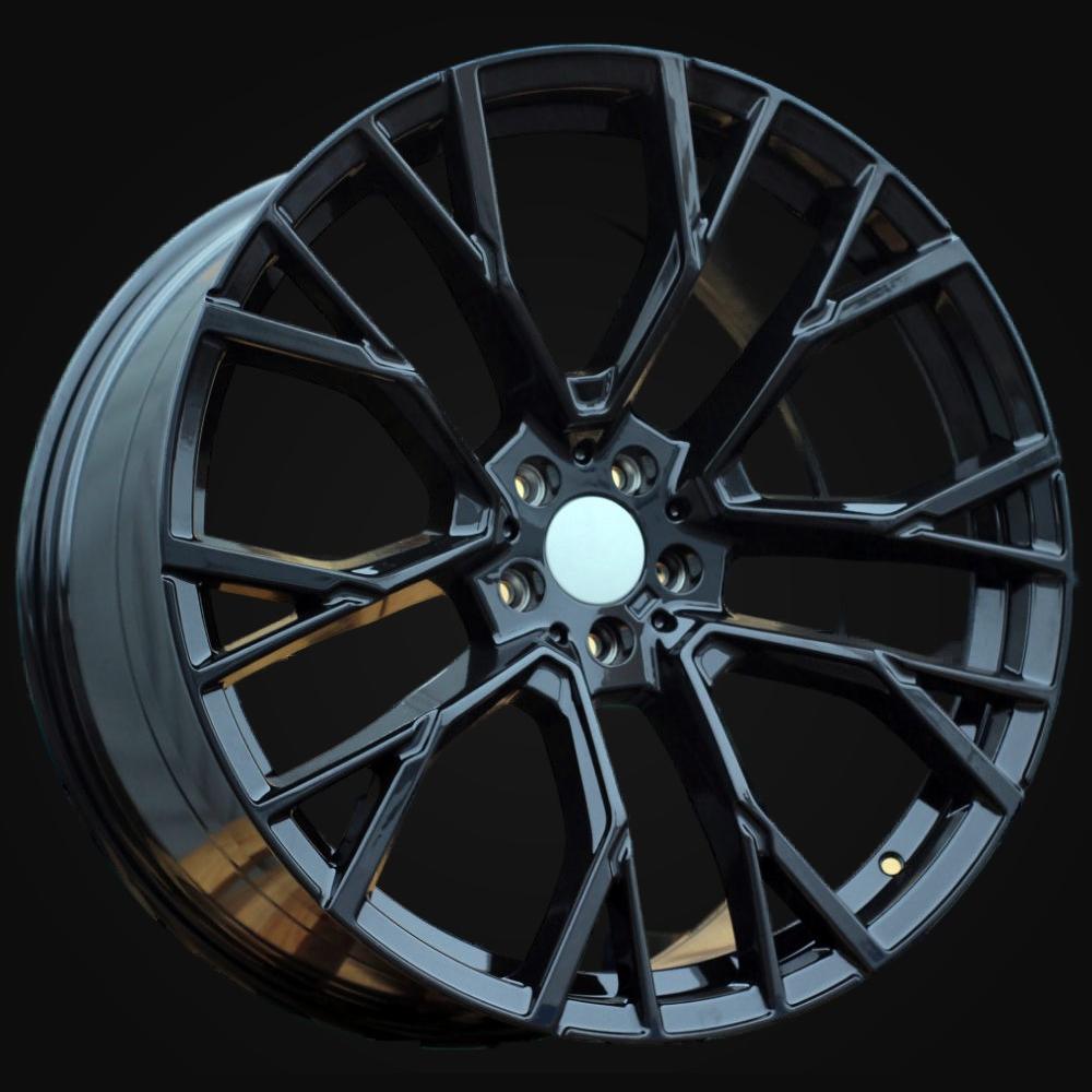 Wheel R22x9.5J  5X112  ET  37  66.6  B5769  (FBX300J)  Black (BL)  For BMW  (K3)  (HYBRID FORGED Rear+Front)