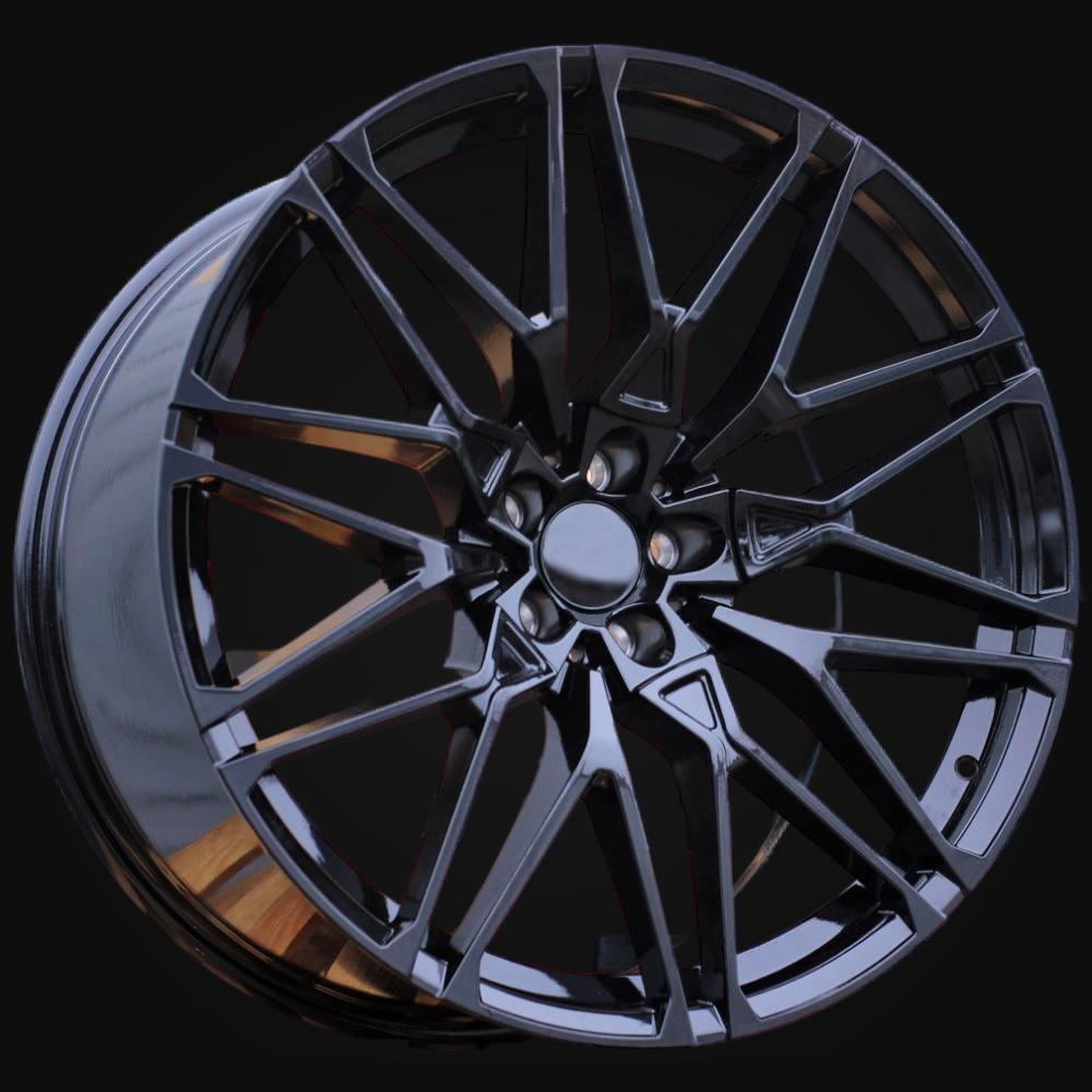 Wheel R22x10J  5X120  ET  40  74.1  B5771  (B16/HE5063)  Black (BL)  For BMW  (P1)  (Rear+Front)