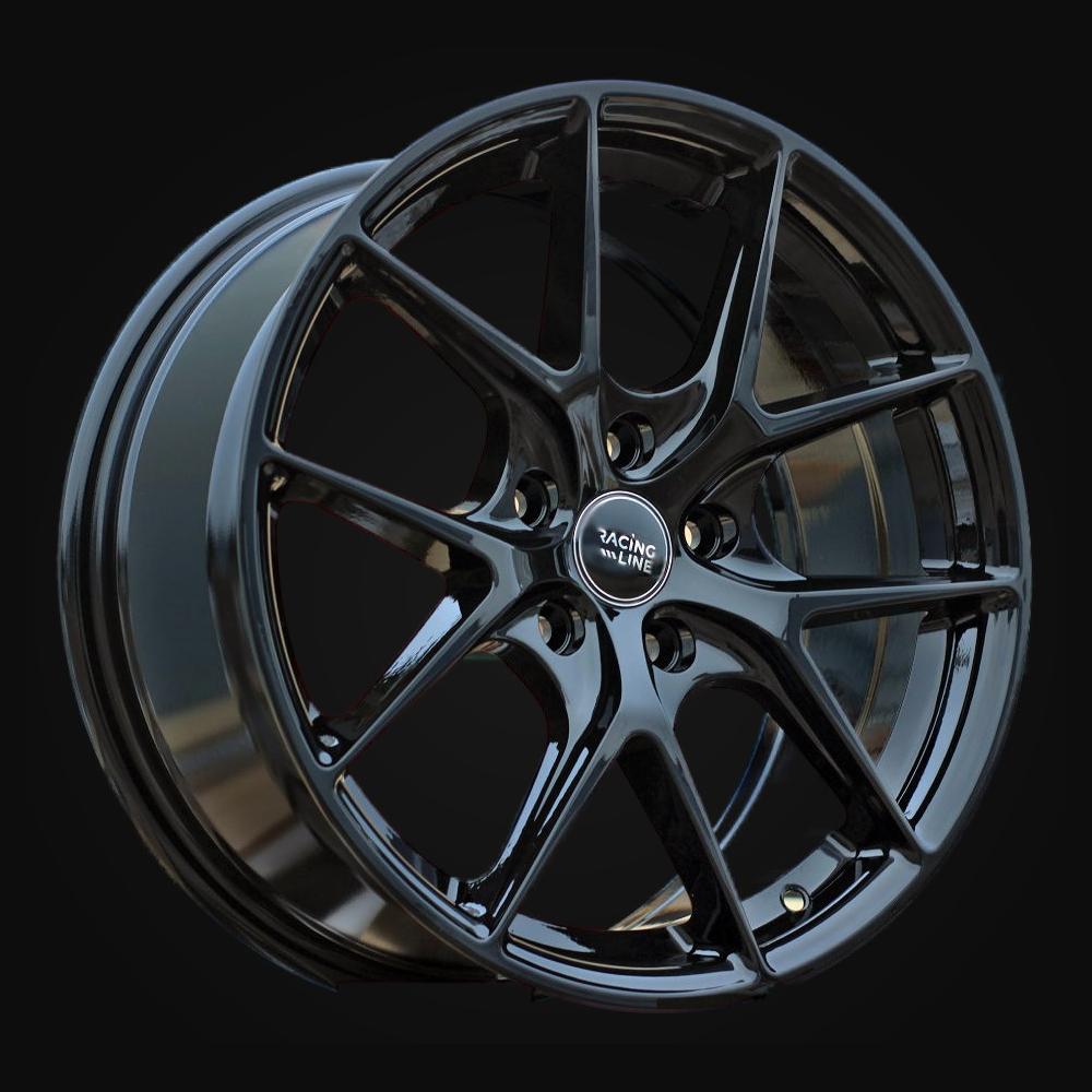 Wheel R17x7.5J  5X108  ET  40  67.1  B5796  Black (BL)  For RACIN  (D4+K4)