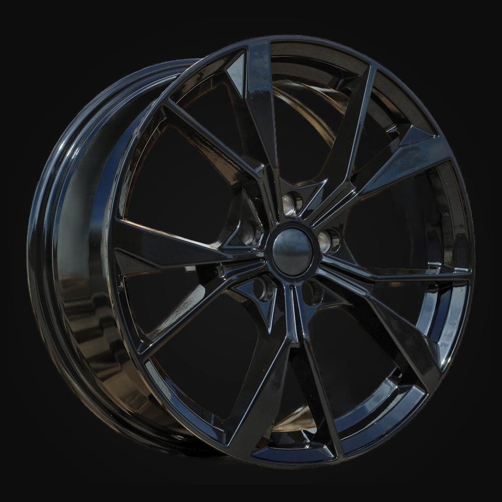 Wheel R18x7.5J  5X112  ET  45  57.1  B5808  (IN5595)  Black (BL)  For VW  (Z3)