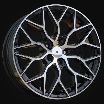 Wheel R17x7.5J  5X108  ET  40  67.1  B5812  Black Polished (MB)  For RACIN  (K4+R)  (Style Vossen)