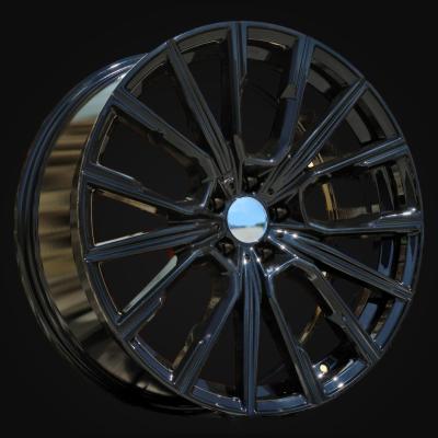 Wheel R21x8.5J  5X112  ET  25  66.6  B5836  Black (BL)  For BMW  (K4)  (Rear+Front)
