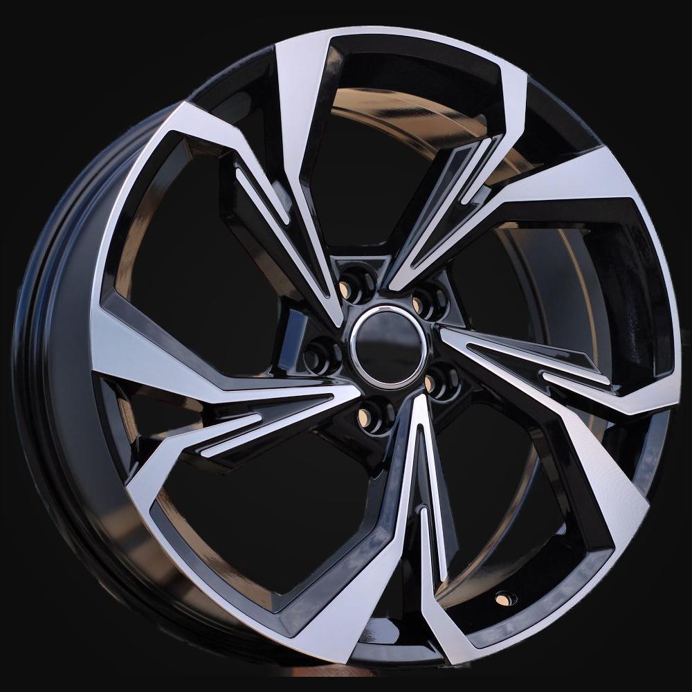 Wheel R19x8J  5X112  ET  45  66.5  B5893  Black Polished (MB)  For AUD  (K4)